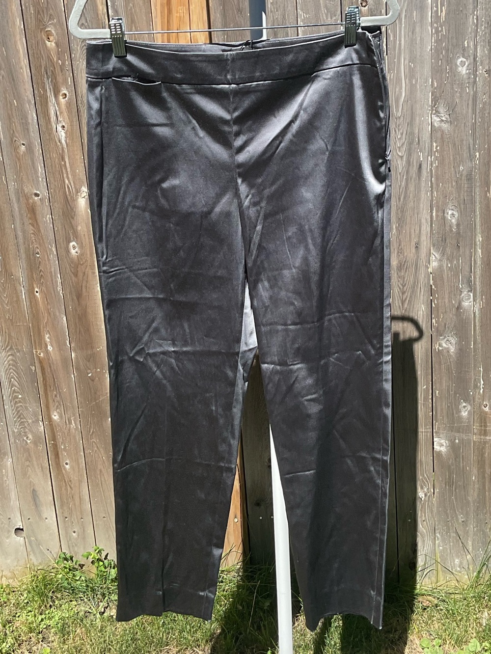 Talbots Charcoal Satin Dress Pants